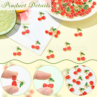 60 шт. Подвески из сплава с эмалью FIND-SC0017-33G-1