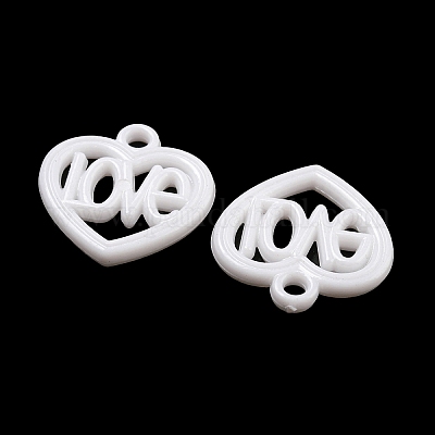 Непрозрачные акриловые подвески ко Дню святого Валентина SACR-L007-042C-1