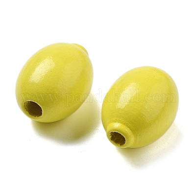 Европейские бусины из дерева шима WOOD-G023-13B-1