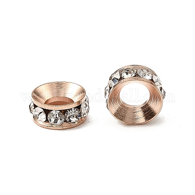 Латунные бусины разделители для поставки стразов&nbsp;RB-A020-7mm-01RG-1