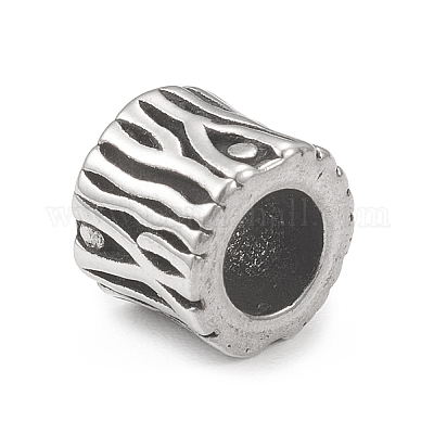 Европейские бусины из нержавеющей стали 304 STAS-G303-05AS-1