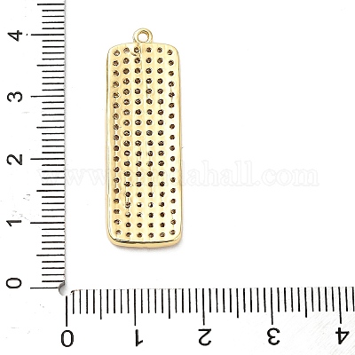 Латунные микро проложить кубического циркония подвески KK-L229-032G-1