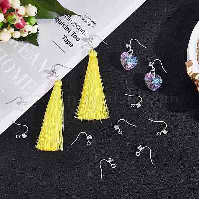 20 шт. 2 цветных латунных крючка для серег JX502A-1