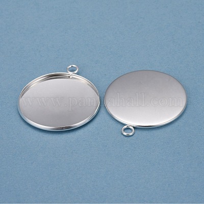 Оправы для подвесок из нержавеющей стали 304 в виде кабошонов STAS-F191-14S-I-1