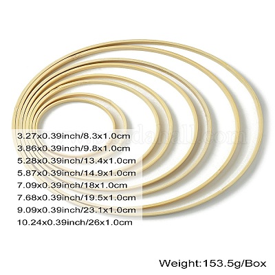 8 шт. 8 стиля бамбуковые пяльцы для вышивания&nbsp;FIND-CJ0001-97-1