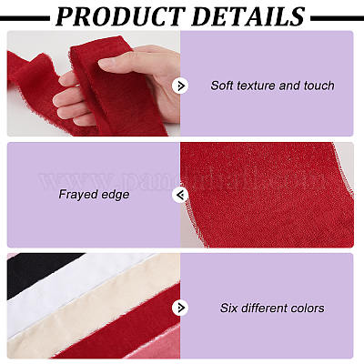 6 рулон полиэстеровых лент 6 цветов OCOR-BC0006-36B-1