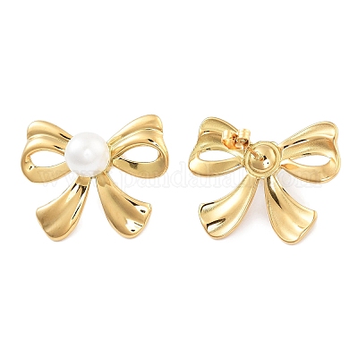 Серьги-гвоздики из нержавеющей стали 304 EJEW-K283-09G-1