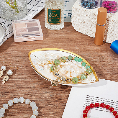 Поднос для украшений из фарфора DJEW-WH0009-31A-1