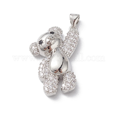 Латунные микро проложить кубического циркония подвески KK-M240-15H-1