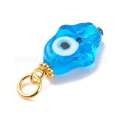 Ручной зла подвески бусины глаз PALLOY-JF01689-1