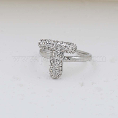 Латунные кольца из манжеты с прозрачным цирконием FS-WG17FF6-20-1