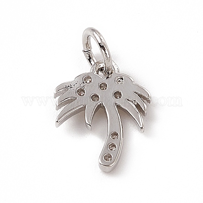 Латунные микро проложить кубического циркония подвески ZIRC-F132-41P-1