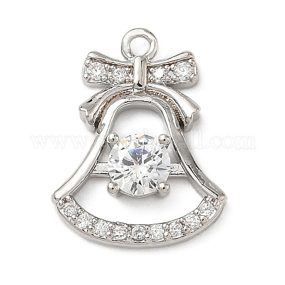 Латунные микро проложить кубического циркония подвески KK-H521-02C-P-1