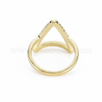 Полые треугольные стойки из сплава широкополосные кольца RJEW-Q163-015-RS-1