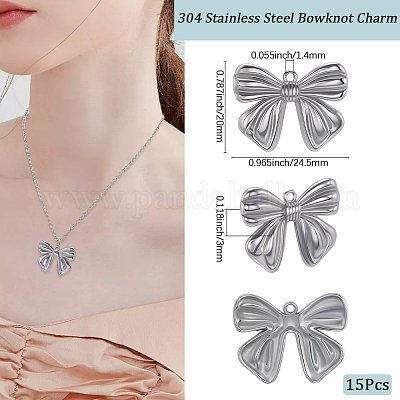 15 шт. подвески из нержавеющей стали 304 STAS-BBC0007-76P-1