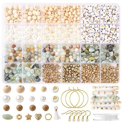 Наборы для самостоятельного изготовления сережек/браслетов DIY-FS0009-99-1