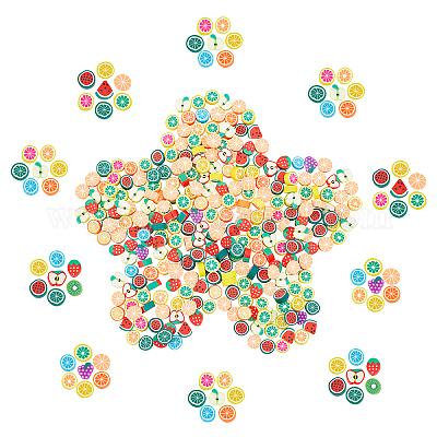 Кабошоны из полимерной глины ручной работы CLAY-PH0001-48-1