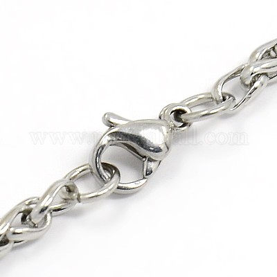 Изготовление браслета из нержавеющей стали 304 с цепочкой из пшеницы STAS-A028-B006P-1