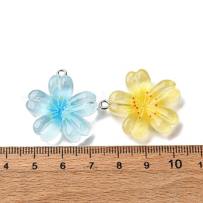 Прозрачные смоляные подвески RESI-A046-05B-1