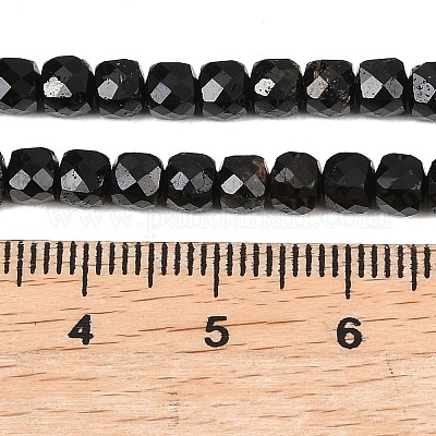 Натуральный черный турмалин бисер нитей&nbsp;G-P612-B01-01-1