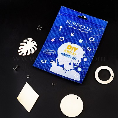 Наборы для изготовления серьги-гвоздики своими руками DIY-SC0011-05-1