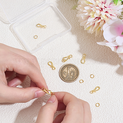 Застежки-крючки из стерлингового серебра s925 STER-PH0003-68-1