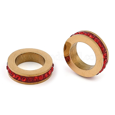 Ионное покрытие (IP) 304 нержавеющая сталь европейские бусины STAS-Z090-03G-03-1