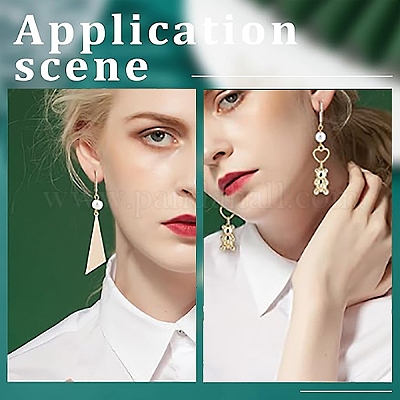 Латунная фурнитура Leverback для серег KK-YW0002-46-1