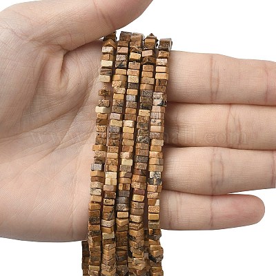 Естественного изображения яшмы бисер нитей G-A280-C04-01-1