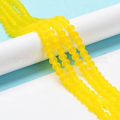 Прозрачные стеклянные бусины&nbsp;EGLA-A034-T4mm-MD17-1