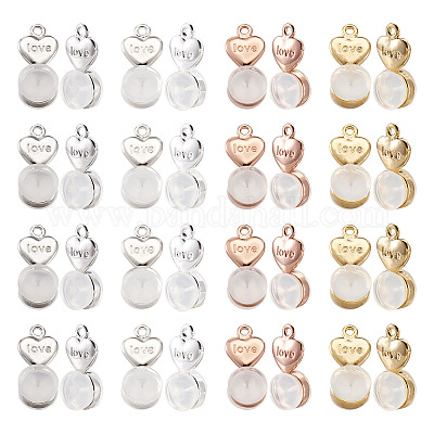 24 шт. 4 цвета силиконовые гайки для ушей FIND-TA0001-52-1