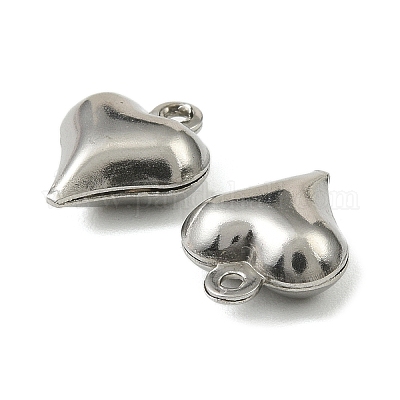 Подвески из нержавеющей стали 304. Подвеска в форме сердца STAS-A190-02A-P-1