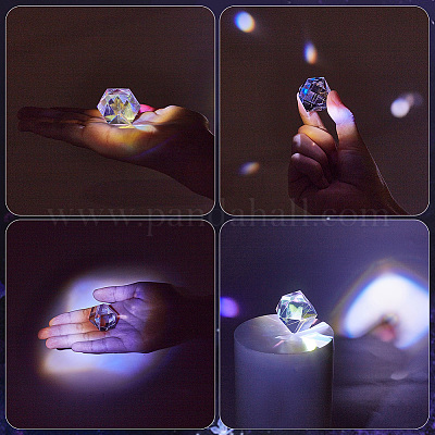 K5 стеклянный кубический дисплей украшения AJEW-WH20054-006-1