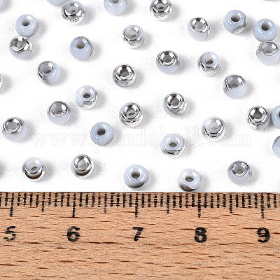 6/0 полупокрытая стеклянная бусина SEED-N008-04E-1