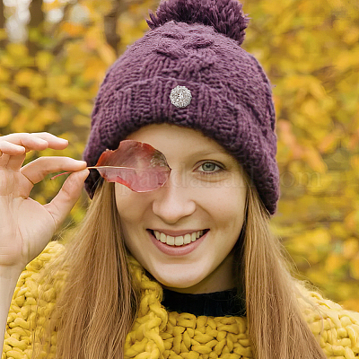 20 шт. пуговицы из сплава с 1 отверстиями AJEW-FG0003-68-1