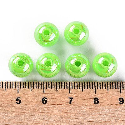 Непрозрачные акриловые бусины MACR-S370-D10mm-A30-1