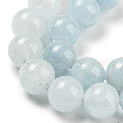 Природные морганит нитей бисера G-P503-6MM-01-1