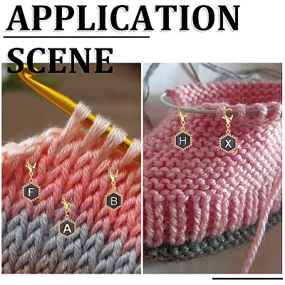 26 шт. сплав эмали кулон фиксирующие маркеры петель HJEW-SC00139-1