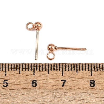 Компоненты сережек из нержавеющей стали марки 304 STAS-F227-18A-RG-1