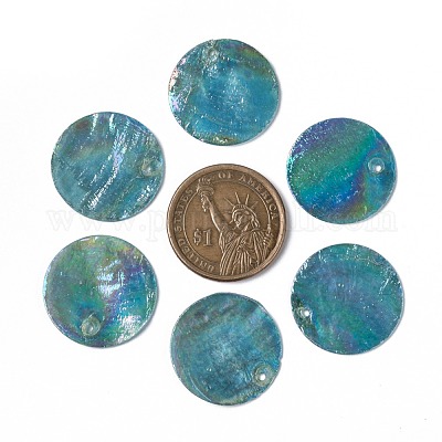 Ab цвет подвески capiz оболочки SSHEL-T008-01A-1