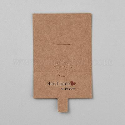 Брелок для ключей из крафт-бумаги CDIS-WH20001-08A-1