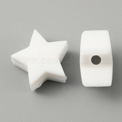 Пищевые экологически чистые силиконовые бусины SIL-WH0014-05B-1