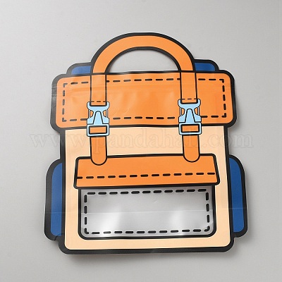 Пластиковые пакеты с застежкой-молнией в мультяшном стиле ABAG-WH20009-04B-1