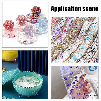 180 г бусины из натуральных и синтетических драгоценных камней в двух стилях G-NB0003-22-1