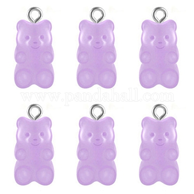 Прозрачные смоляные подвески HJEW-TAC0007-02F-1