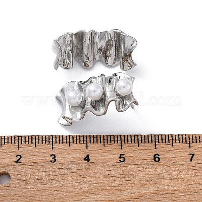 Латунь серьги EJEW-R016-25P-1