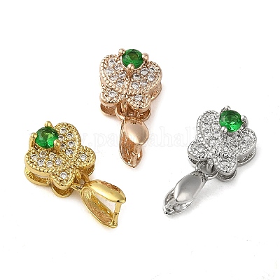 Стеллажное покрытие латунь микро паве кубический цирконий ледоруб щепотка поручни KK-K340-21-1