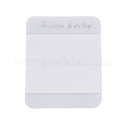 Бумажные с пластиковыми карточками для демонстрации ювелирных изделий CDIS-G009-04-1