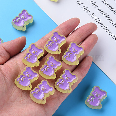 Прозрачные акриловые бусины MACR-S374-07B-01-1