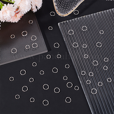 300 шт. 2 стиля витых соединительных колец из нержавеющей стали 304 STAS-BBC0002-96-1